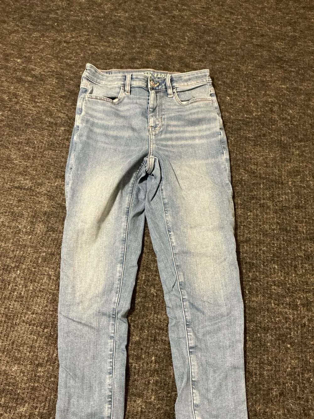 American Eagle Outfitters Jeans Womens Size 4 Light Wash Blue Skinny High Rise